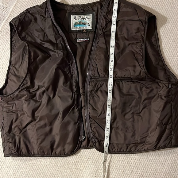 vintage chocolate brown liner E. Rhodes - Picture 8 of 9